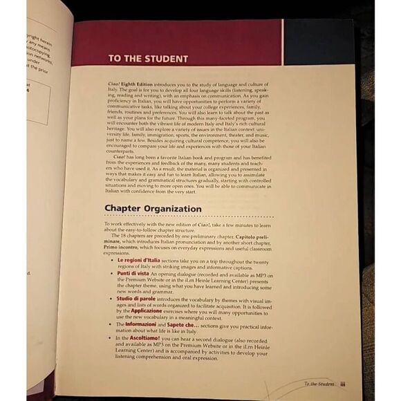 Ciao! 8th (eighth) Edition by Riga, Carla Larese, Phillips, Irene published by C - Picture 4 of 8